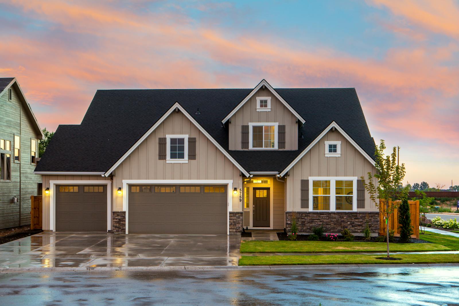 Beautiful home exterior showcasing quality architecture