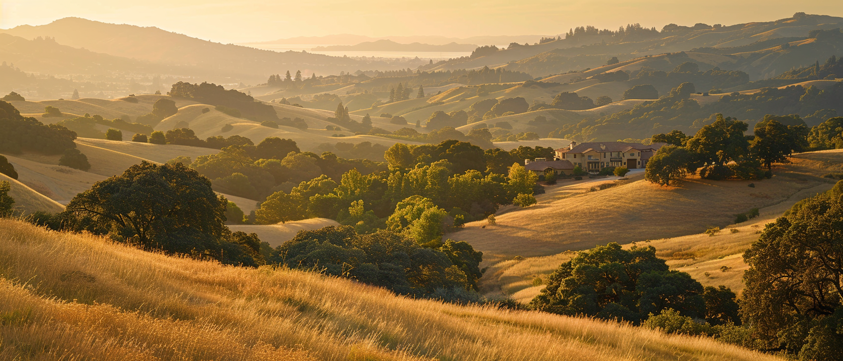 Moraga hills panorama