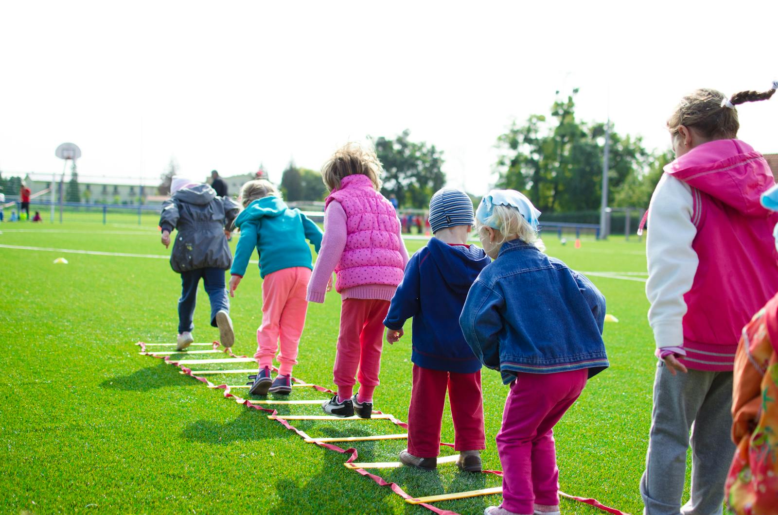 Kids on a Lamorinda playground